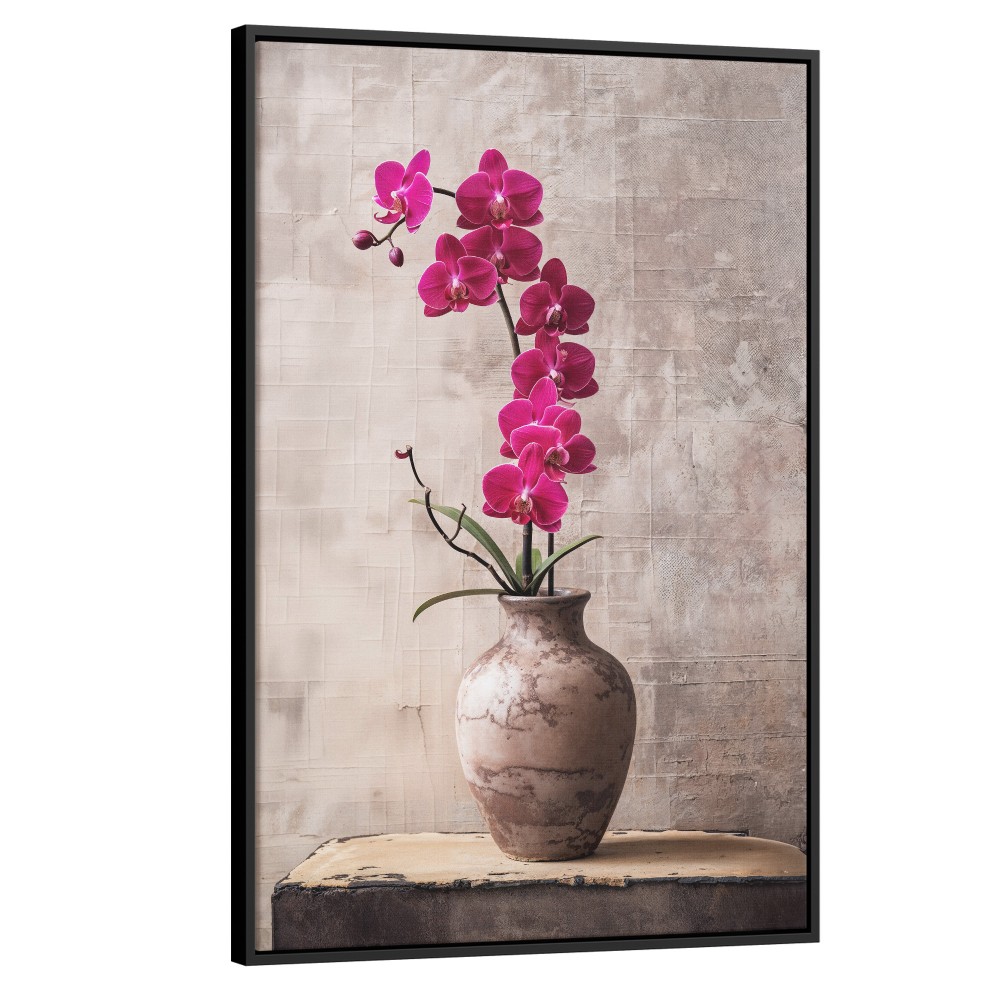 Quadro decorativo Elegância Fúcsia: Orquídea em Repouso