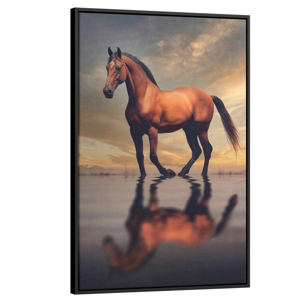 Quadro decorativo O Cavalo no Espelho d'Água