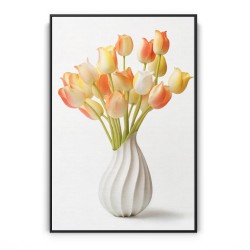 Quadro decorativo Tulipas em Vaso de Alabastro Quadro decorativo Tulipas em Vaso de Alabastro