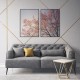 Quadro decorativo Árvore sob o Céu Matinal com 2 quadros