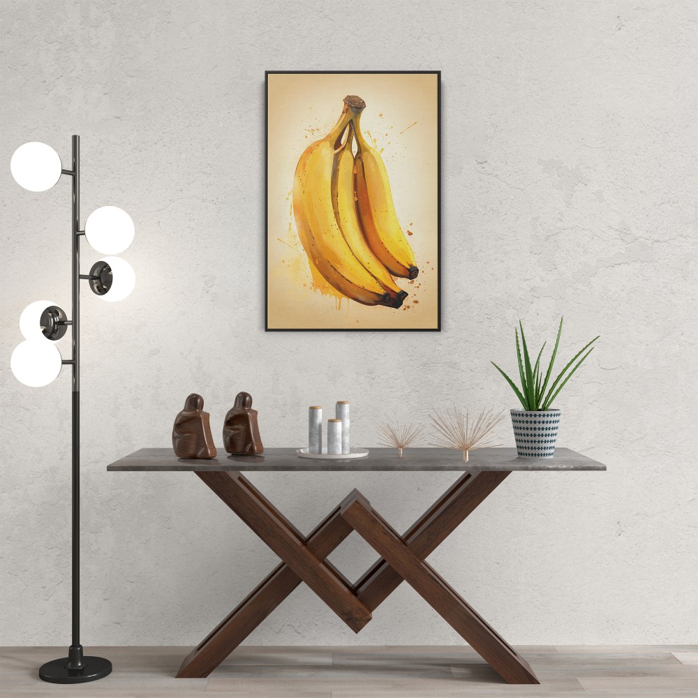 Quadro decorativo Bananas Abstratas