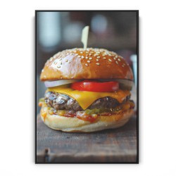 Quadro decorativo Beleza em Burger Quadro decorativo Beleza em Burger