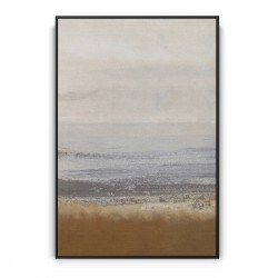 Quadro decorativo Despertar Terroso Onde o Céu Abraça o Mar