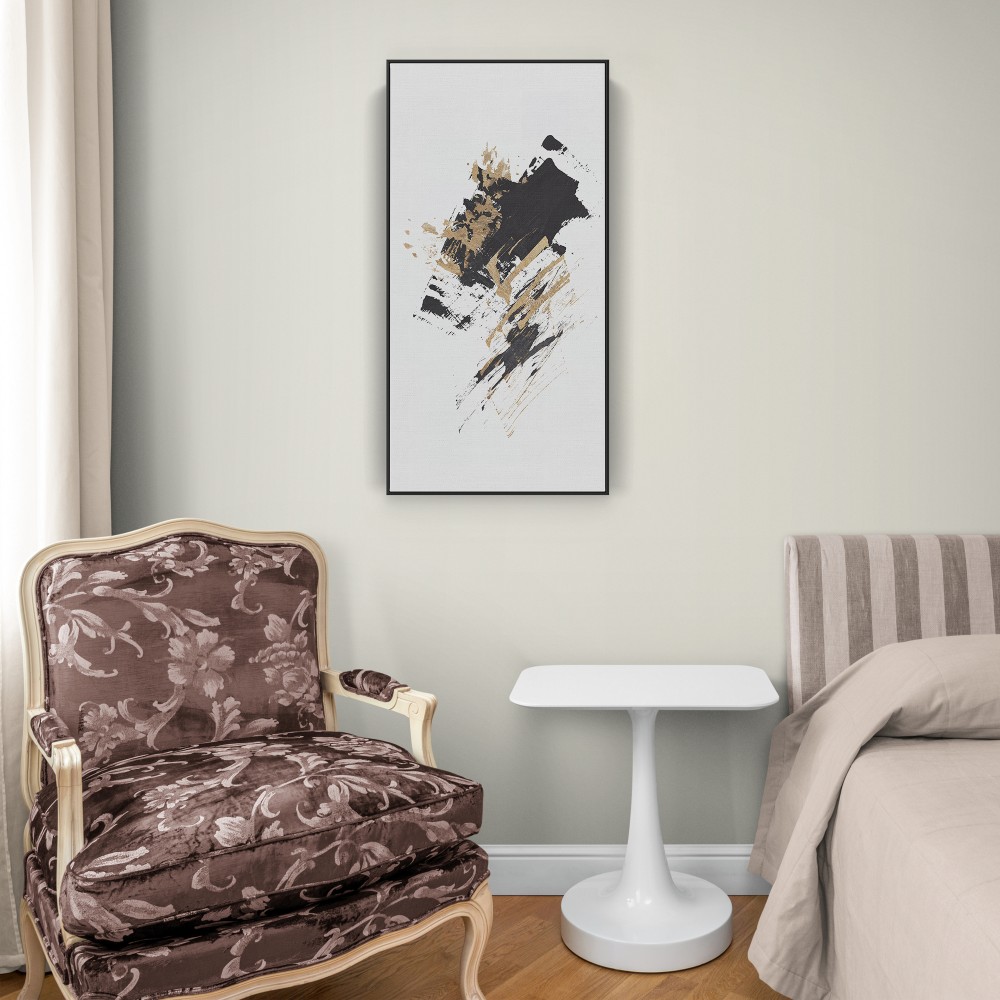 Quadro decorativo Elegância Abstrata em Preto