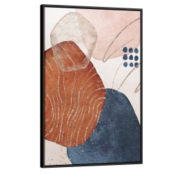 Quadro decorativo Contrastes Suaves em Arte Abstrata