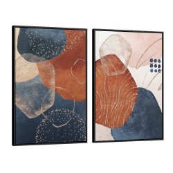 Quadro decorativo Duo tons e texturas