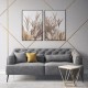 Quadro decorativo Harmonia em Tons de Terra - com 2 quadros