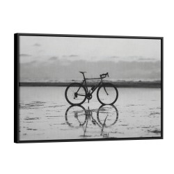Quadro decorativo Silhueta Ciclística no Crepúsculo Costeiro Quadro decorativo Silhueta Ciclística no Crepúsculo Costeiro