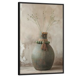 Quadro decorativo Elegância Rústica terrosa