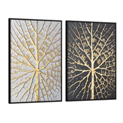 Quadro decorativo Dualidade Abstrata Moderna