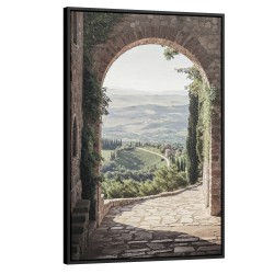 Quadro decorativo Portal para a Toscana