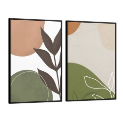 Quadro decorativo Harmonia Botânica Escandinava