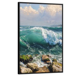 Quadro decorativo Força e Serenidade das Ondas