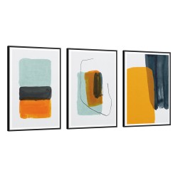 Quadro decorativo trio abstrato minimalista Quadro decorativo trio abstrato minimalista