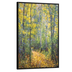 Quadro decorativo Trilha na Floresta Impressionista