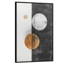 Quadro decorativo Geometria Texturizada Moderna