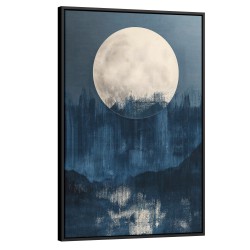 Quadro decorativo Contraste Lunar Texturizado Quadro decorativo Contraste Lunar Texturizado