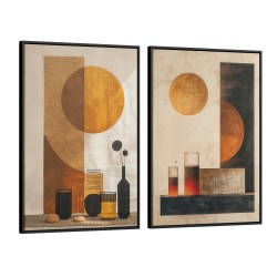 Quadro decorativo Duo artes para copa cozinha e sala de jantar CA05 Quadro decorativo Duo artes para copa cozinha e sala de jantar CA05