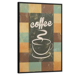 Quadro decorativo Café Abstrato Quadro decorativo Café Abstrato