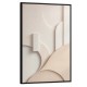 Quadro decorativo Relevo Moderno Escandinavo Quadro decorativo Relevo Moderno Escandinavo