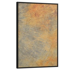 Quadro decorativo Abstrato Laranja enferrujado Quadro decorativo Abstrato Laranja enferrujado