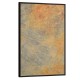 Quadro decorativo Abstrato Laranja enferrujado Quadro decorativo Abstrato Laranja enferrujado