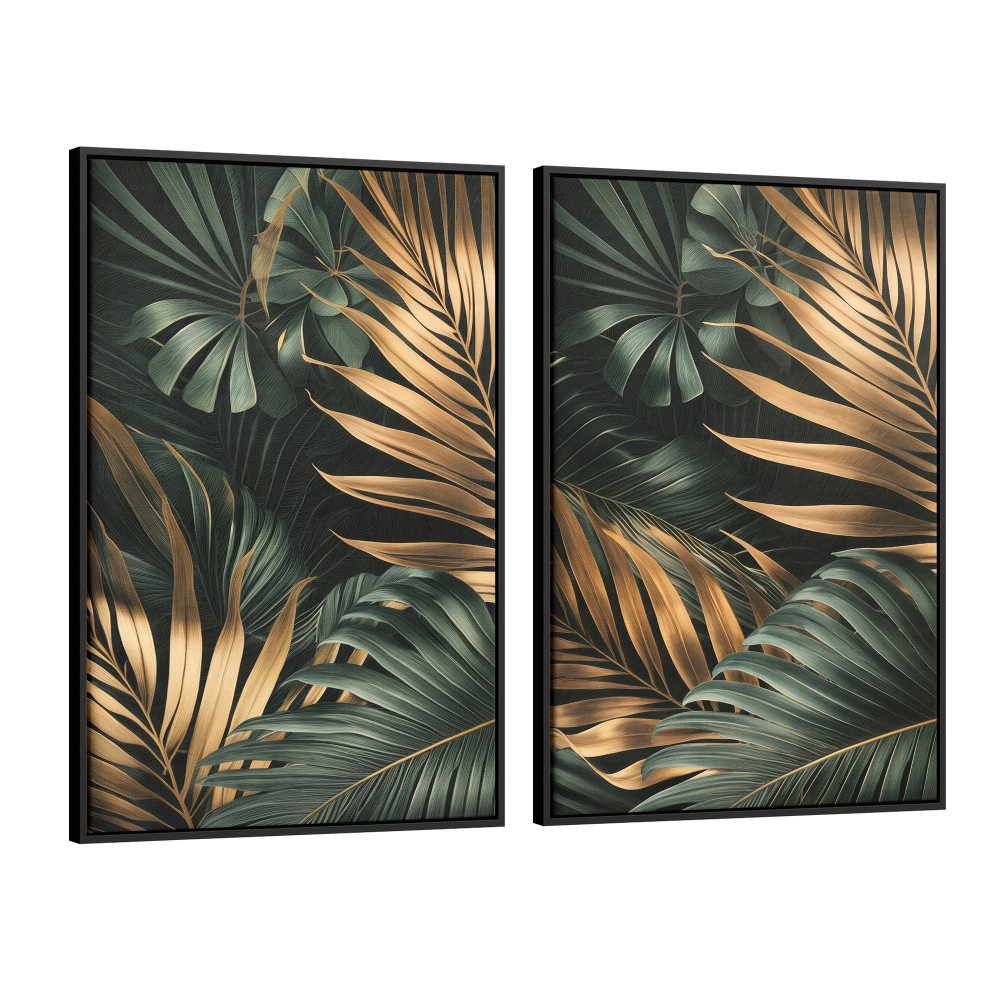Quadro decorativo Duo Folhagem