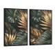 Quadro decorativo Duo Folhagem