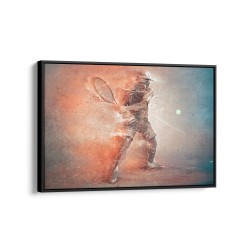 Quadro decorativo aquarela tennis in brown Quadro decorativo aquarela tennis in brown